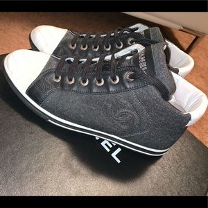 Chanel Logo Sneakers Size 36